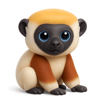 Icon of Crowned Sifaka