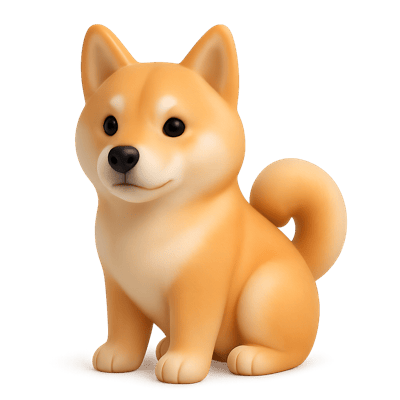 Icon of Korean Jindo Dog