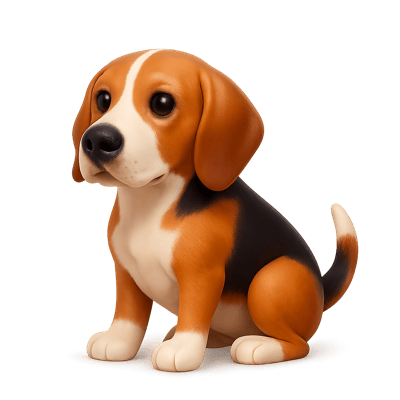 Icon of American English Coonhound Dog