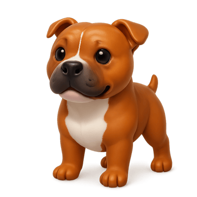 Icon of Staffordshire Bull Terrier Dog