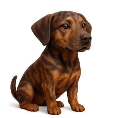 Icon of Treeing Tennessee Brindle Dog
