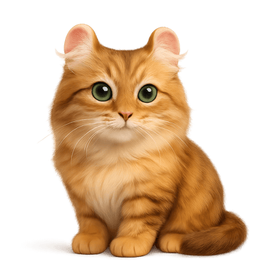 Icon of American Curl Longhair Cat