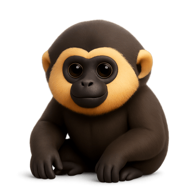 Icon of White Cheeked Gibbon (Northern)