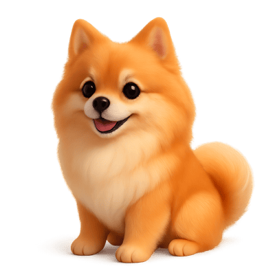 Icon of German Spitz Dog