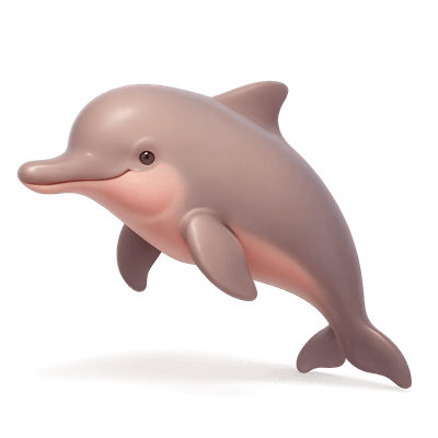 Icon of Chinese River Dolphin