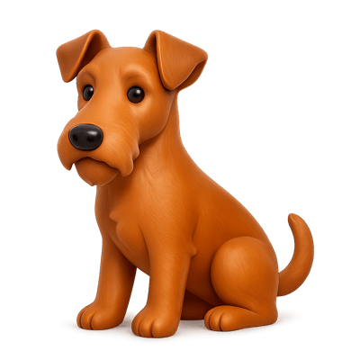 Icon of Irish Terrier Dog