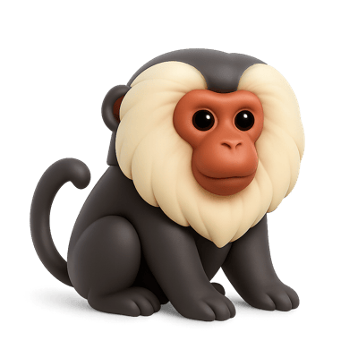 Icon of Lion Tailed Macaque