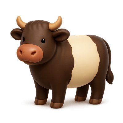 Icon of Belted Galloway Cattle
