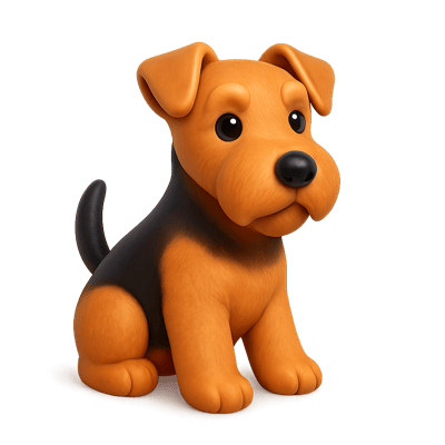 Icon of Welsh Terrier Dog