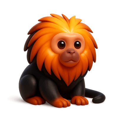 Icon of Golden Headed Lion Tamarin