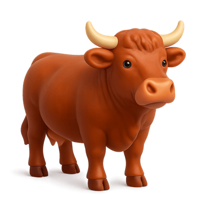 Icon of Salers Cattle
