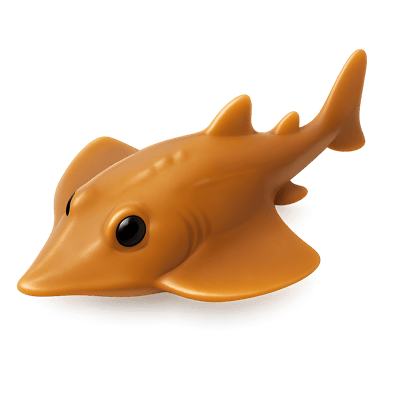 Icon of Brazilian Guitarfish