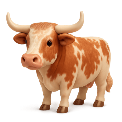 Icon of English Longhorn Cattle