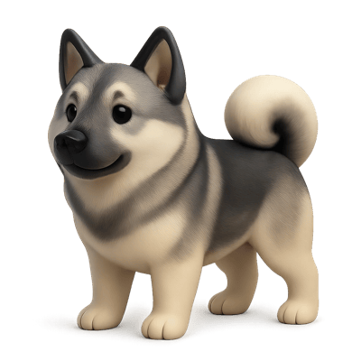 Icon of Norwegian Elkhound Dog