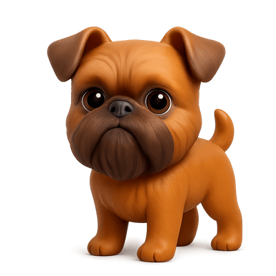 Icon of Brussels Griffon Dog