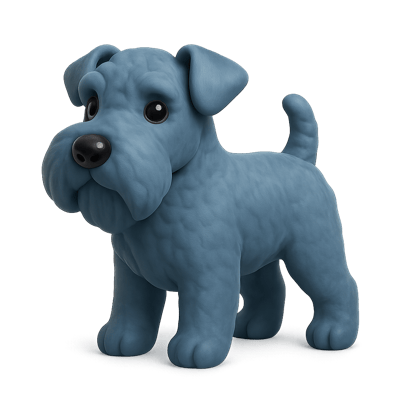 Icon of Kerry Blue Terrier Dog