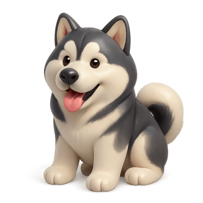 Icon of Alaskan Malamute Dog