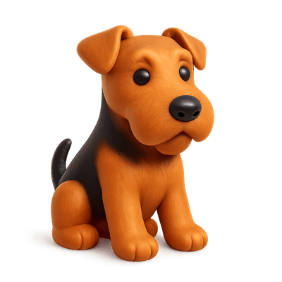 Icon of Airedale Terrier Dog