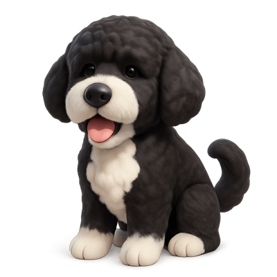 Icon of Portuguese Water Dog
