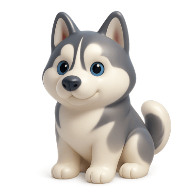 Icon of Siberian Husky Dog