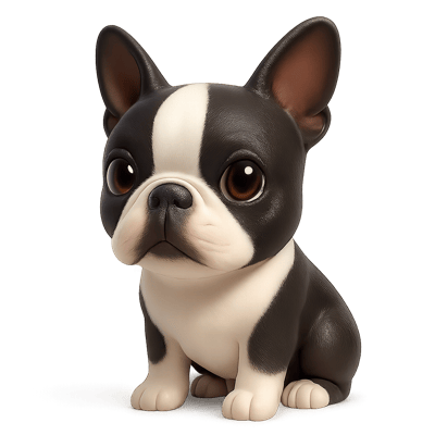 Icon of Boston Terrier Dog