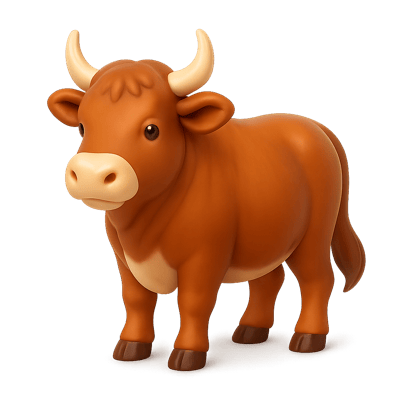 Icon of Mongolian Cattle