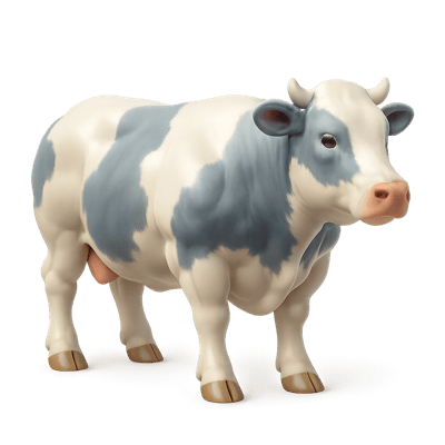 Icon of Belgian Blue Cattle