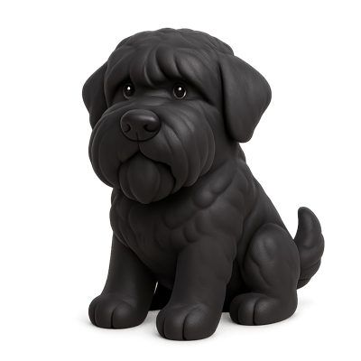 Icon of Black Russian Terrier Dog
