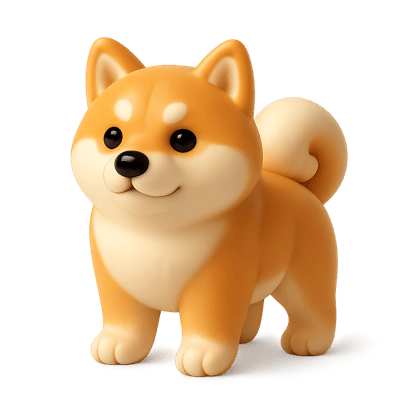 Icon of Japanese Akitainu Dog