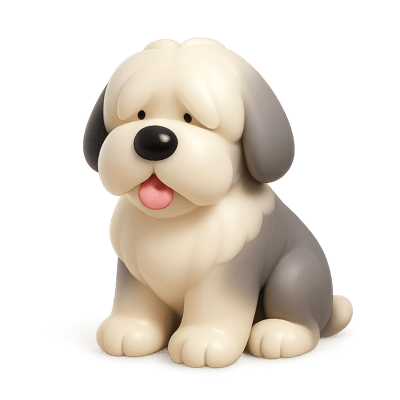 Icon of Old English Sheepdog Dog